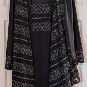 R & M Richards Navy Mother of the Bride Dress